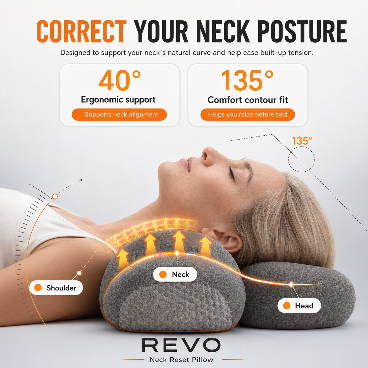 REVO Neck Reset Pillow